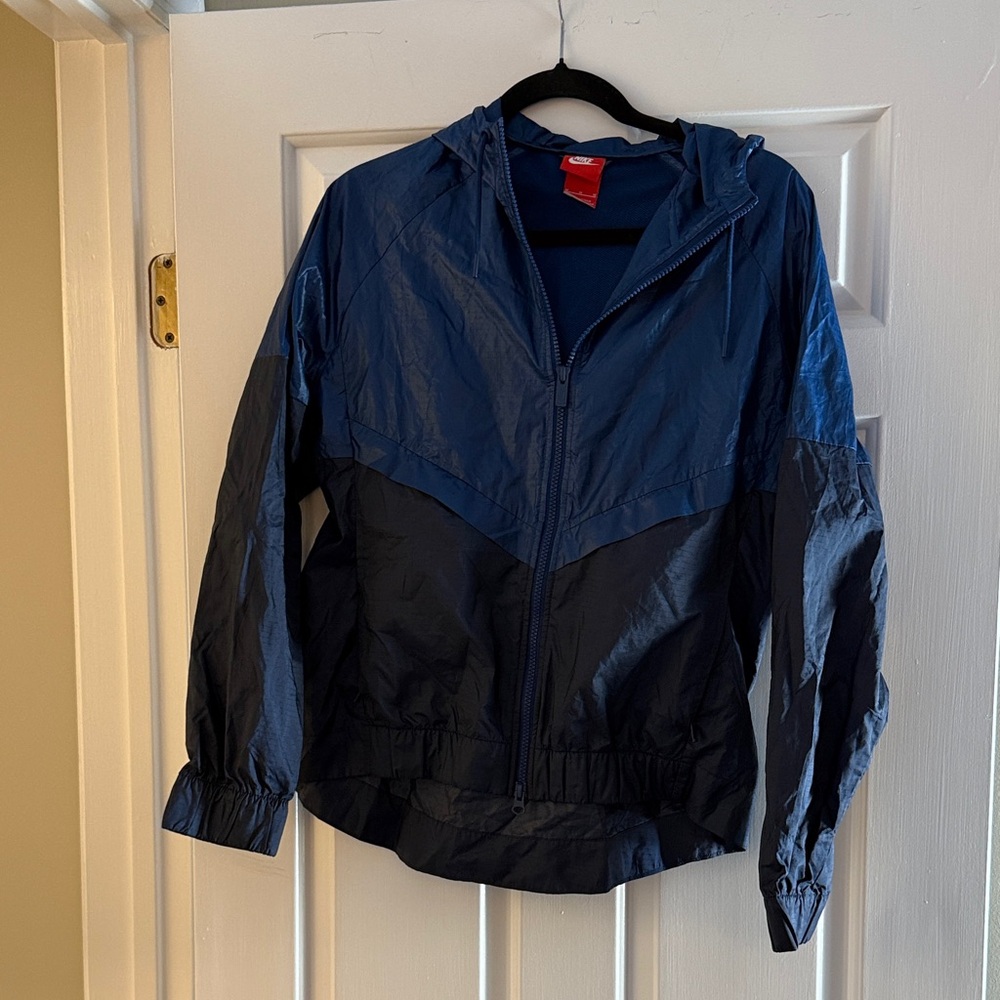 Nike Blue Windbreaker Jacket